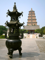 The Great Goose Pagoda with Incense Burner, Xi'an © Derrick Neill