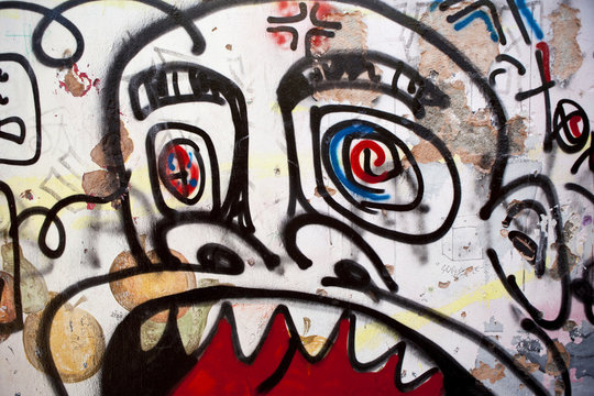 Graffiti, tag, création et art urbain