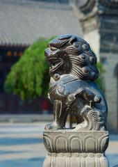 Chinese lion Statue