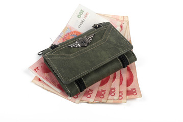 wallet  and RMB