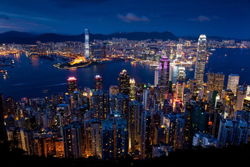 Hongkong Sonnenuntergang