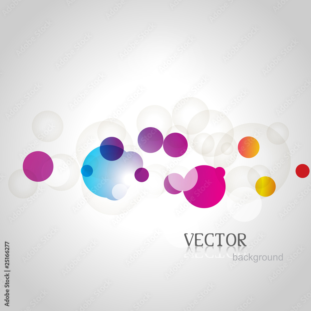Sticker vector abstract background