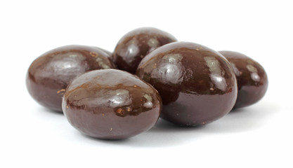 Milk chocolate covered almonds