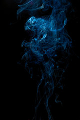 detailed blue smoke