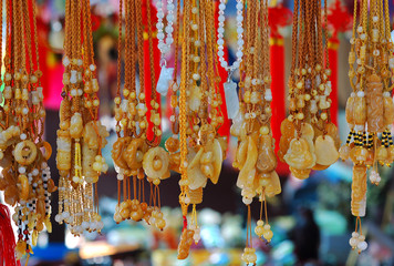 Hand made beads necklace © birdmanphoto