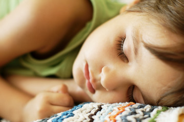 Obraz na płótnie Canvas Sleeping kid