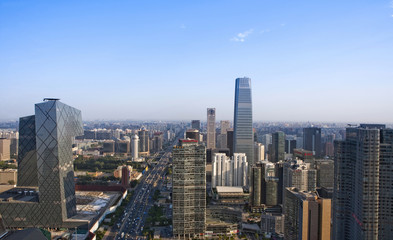Fototapeta na wymiar Central Business District of Beijing, China