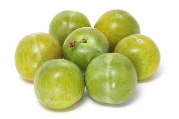 green plums