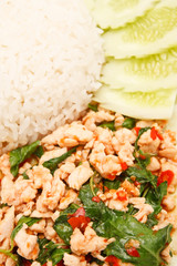 Thai style spicy food