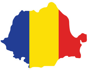 map of romania