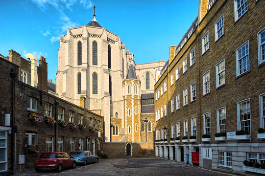 St James Catholic Church, Spanish Place, From The Back