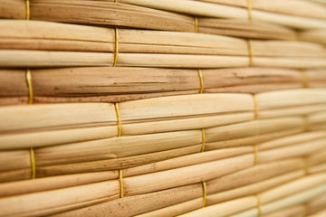 Weave pattern of reed mat