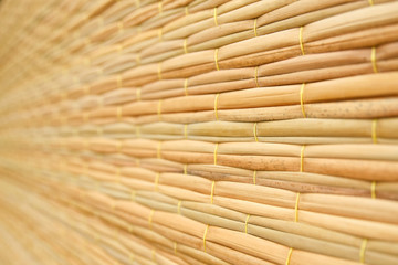 Weave pattern of reed mat
