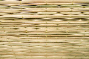 Weave pattern of reed mat