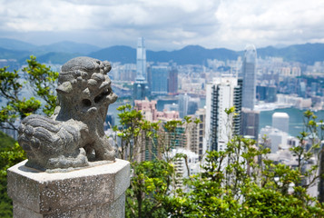 Obraz premium Hongkong Drache