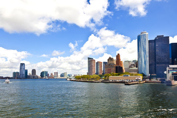 Obraz premium New York City panorama with Manhattan Skyline over Hudson River