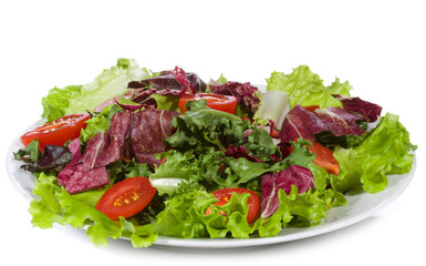 salad with vegetables