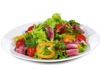 salad with vegetables