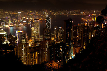 Obraz premium Hongkong Nachts