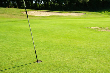 Obraz premium Terrain de golf