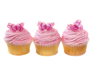 Cupcakes with Butterflies