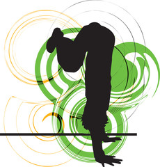 Breakdancer illustration