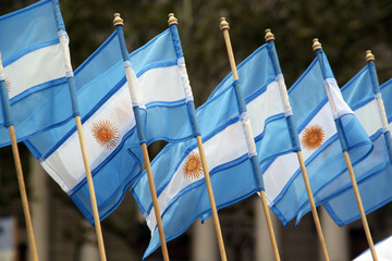 Argentinian flags