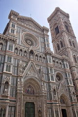 Fototapeta premium Duomo Cathedral Facade Florence Italy