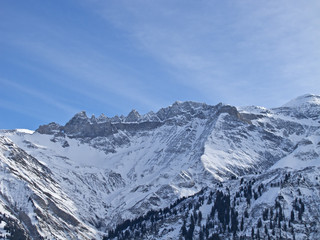 Plakat Winter in the alps