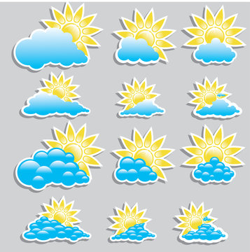 Universal icons - Set  (Weather) for you