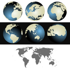 world globes