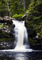 Fototapeta na wymiar Waterfall in Sweden