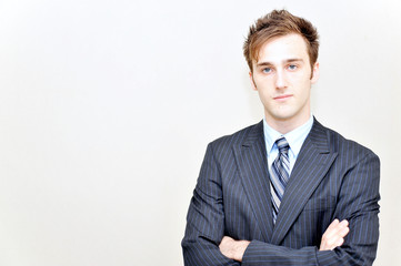 portrait of a young businessman