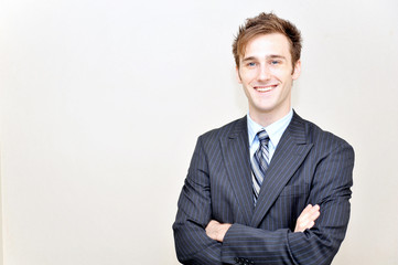 portrait of a young businessman