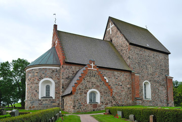 Fototapeta na wymiar Church of Old Uppsala