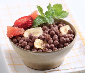 Chocolate breakfast cereal