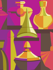 Perfume silhouette vector