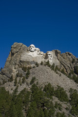 A view of Mt. Rushmore, near Keystone, South Dakota.