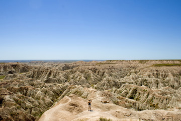 Badlands Natinal Park in South Dakota, USA.