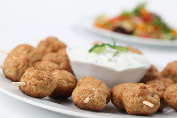 Kebab with tzatziki