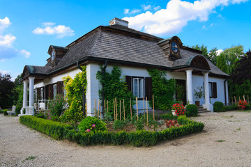 Historical mansion standing in heritage park