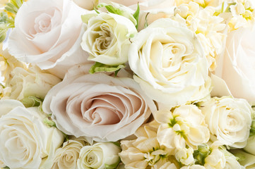 wedding bouquet clouse-up