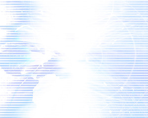 Digital world with empty space