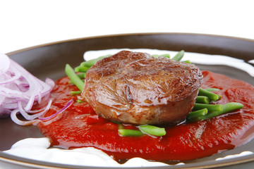 beef meat portion