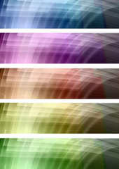 Fototapeta premium Multicolor geometric pattern web banners