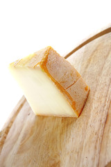 piece of cheese on board