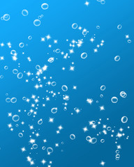 Rising air bubbles
