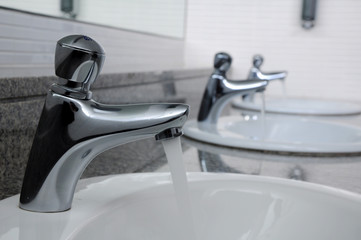 chrome faucet