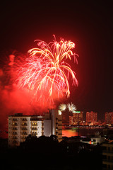 Fireworks Exploding