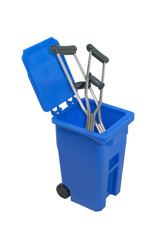 Recycled Crutches